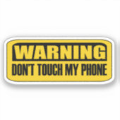 私の携帯に触らないで シール (正面)