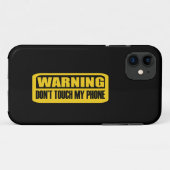 私の携帯に触らないで Case-Mate iPhoneケース (裏面(横))