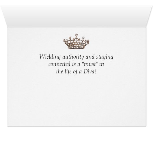 「私の携帯電話は私の王室のセプターだ!」 (内部横(下))