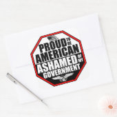 私の政府を恥じて！ スクエアシール (封筒)