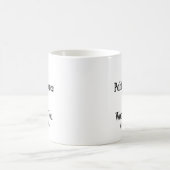 私の政治学テストはSt殺しません コーヒーマグカップ (中央)