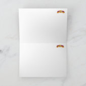 私の故郷の折り紙グリーティングカード カード (内部)