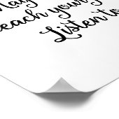 私の救いの主なる神詩篇88アートプリント ポスター (角)