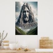 私の救いの強み主は私の岩である ポスター (キッチン)