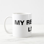 「私の救い主は生きている」クラシックMug コーヒーマグカップ (左)