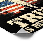 私の救い主トランプは私の大統領トランプの支持者であるか ポスター (角)