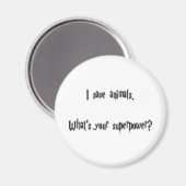 私の救動物 マグネット (正面/裏面)