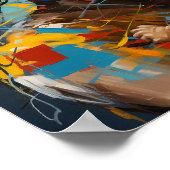 私の救子 – ネオ表現主義アート ポスター (角)