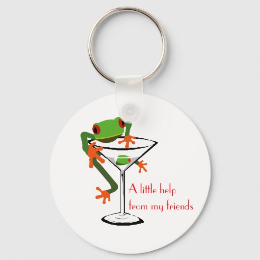 私の救済友達から少し キーホルダー (正面)