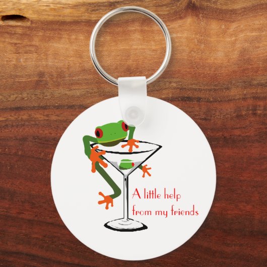 私の救済友達から少し キーホルダー (正面)