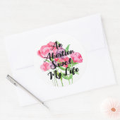 私の救生産(フローラ) ラウンドシール (封筒)