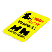 私の救2つのハバネス火災安全 マグネット (左側)