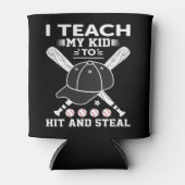 私の教え子供がヒットし、盗む – 野球コーチGif 缶クーラー (正面)