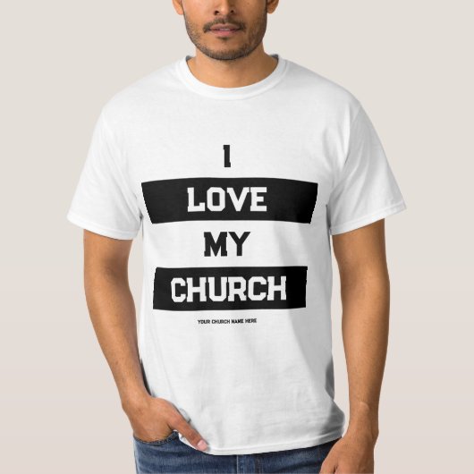 私の教会カスタムTシャツ Tシャツ (正面)