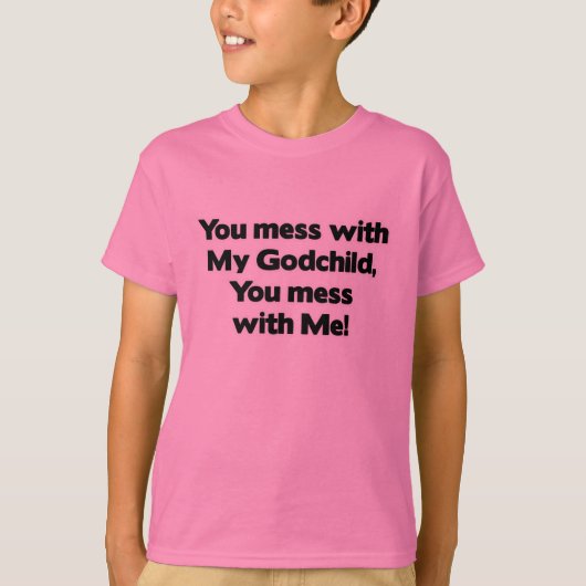 私の教子と台なしにしないで下さい Tシャツ (正面)