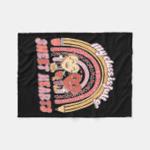 私の教室はスイートハーツの教師バレンタインでいっぱい フリースブランケット (正面(横))