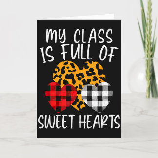 私の教室は愛らしい人たちでいっぱい ユニークな教師バレンタイン カード