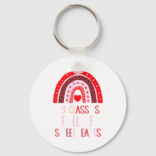 私の教室は愛らしい先生のバレンタインでいっぱいだ キーホルダー (正面)
