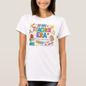 私の教師時代 カラフルな教師シャツ Tシャツ (正面)