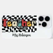 私の教師時代 レトロ教師 Case-Mate iPhoneケース (裏面 (横))