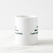 私の教母に話したいと思って下さい コーヒーマグカップ (中央)