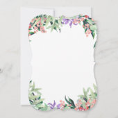 私の教母の提案の花柄です 案内状 (裏面)