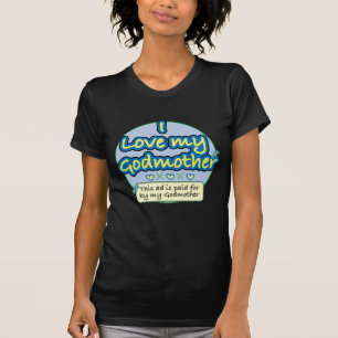 私の教母の青によっての支払われる広告 Tシャツ
