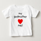 私の教母は私を愛します ベビーTシャツ (正面)