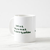 私の教父に話したいと思って下さい コーヒーマグカップ (正面左)