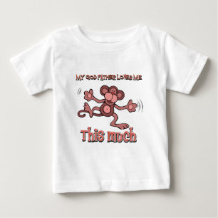 私の教父はこの私を大いに愛します ベビーTシャツ