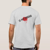 私の敵の敵は私の友人のTシャツです Tシャツ (裏面)