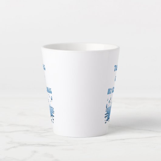 私の敵の涙 – Mug -ユーモアのあるギフトおもしろい00 カフェラテマグ (正面)