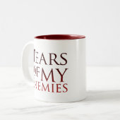 私の敵の破損 ツートーンマグカップ (正面左)