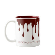 私の敵の血、血が滴る