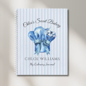 私の料理ジャーナル青いシェフハットレシピノート ノートブック