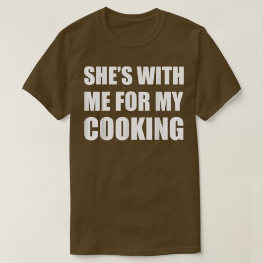 私の料理デートすること Tシャツ (デザイン正面)