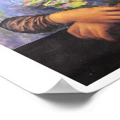 私の新しいドレス – Mona Lisa in a Monet - collage 2024 ポスター (角)