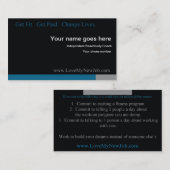 私の新しい仕事の名刺2を愛して下さい 名刺 (正面/裏面)