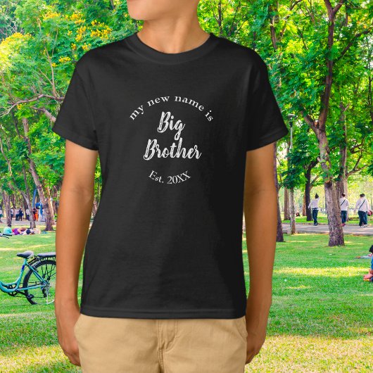 私の新しい名前はビッグブラザーニュービッグブラザーエスト Tシャツ