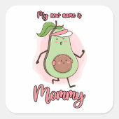 私の新しい名前はママ スクエアシール (正面)