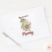 私の新しい名前はママ スクエアシール (封筒)