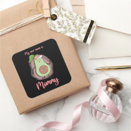 私の新しい名前はママ スクエアシール