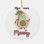 私の新しい名前はママ セラミックオーナメント (裏面)