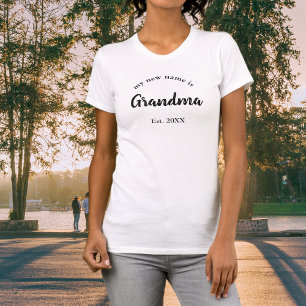 私の新しい名前は祖母の新しい祖母 Tシャツ