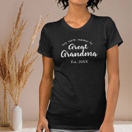 私の新しい名前は素晴らしGranda on Black Tシャツ
