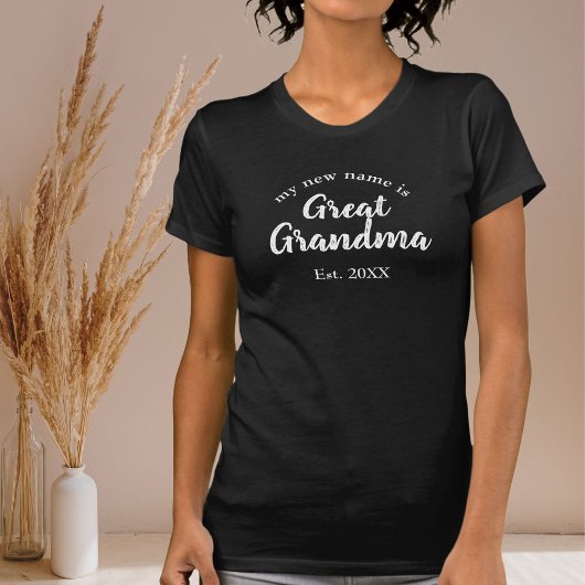 私の新しい名前は素晴らしGranda on Black Tシャツ