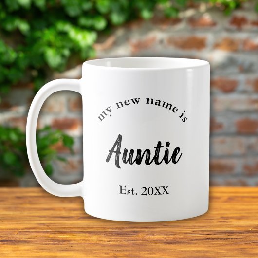 私の新しい名前はAuntie新しい叔母コーヒーマグ コーヒーマグカップ