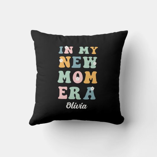 私の新しい母の時代で最初の母の日の贈り物 クッション (裏面)