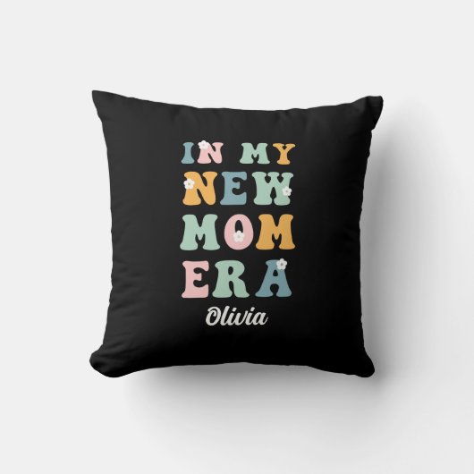 私の新しい母の時代で最初の母の日の贈り物 クッション (正面)