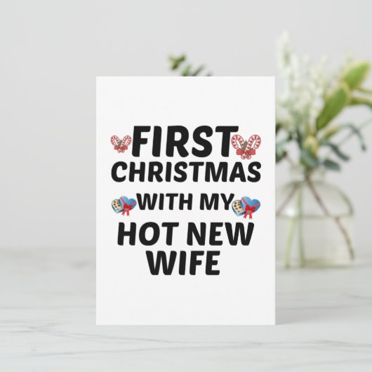 私の新しい美人妻との初めてのクリスマス カード (スタンド正面)